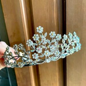 🧚‍♀️ Vintage Kirks Folly Crystal Tiara 👑 👰‍♀️